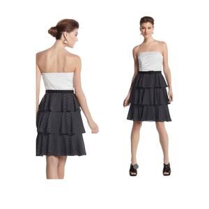White House Black Market Dress Women 2 Polka Dot NWT